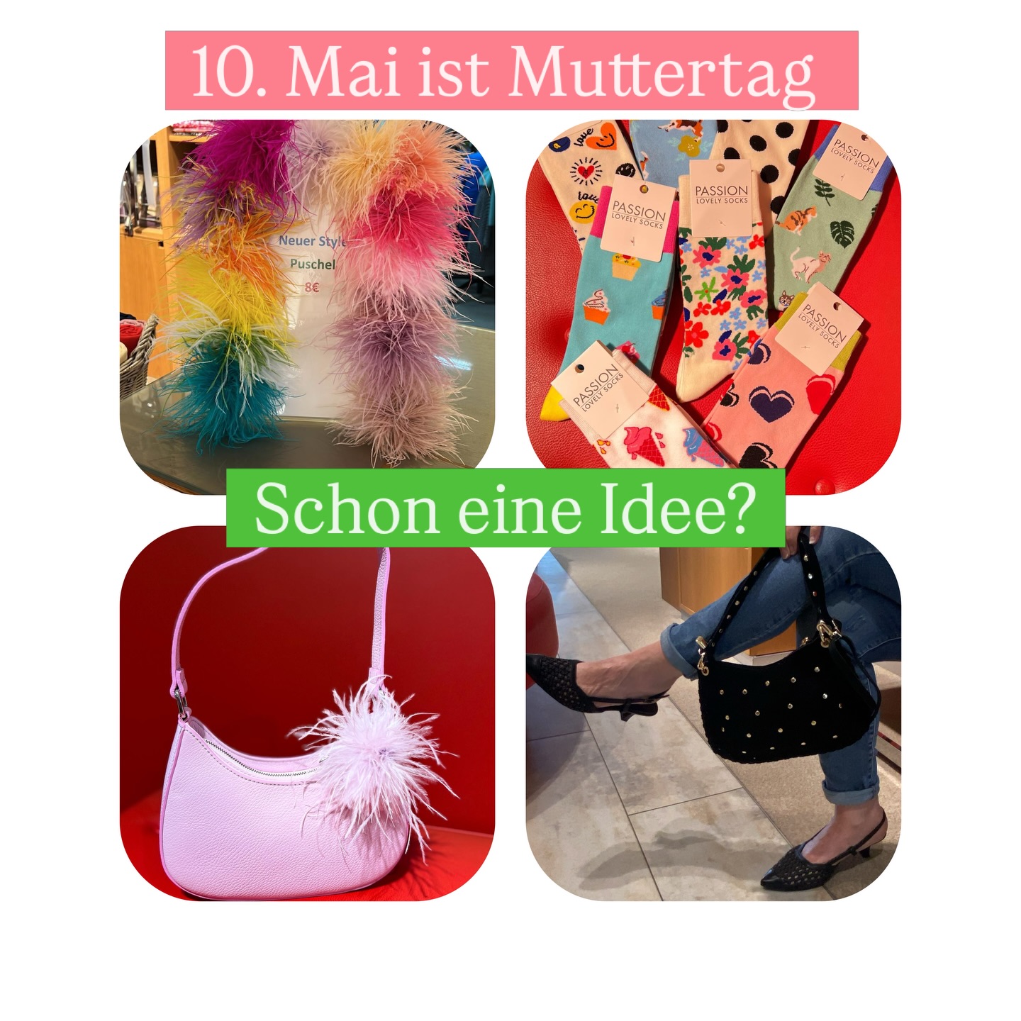 Am 10. Mai ist Muttertag ❤️❤️❤️.. schon eine Idee? Hier kommen ein paar Vorschläge .. am 10. Mai sind wir von 13 bis 18 Uhr für euch da.. Freuen uns auf unseren offenen Sonntag #muttertag #sonntag #deutschland #bestemama #aachen