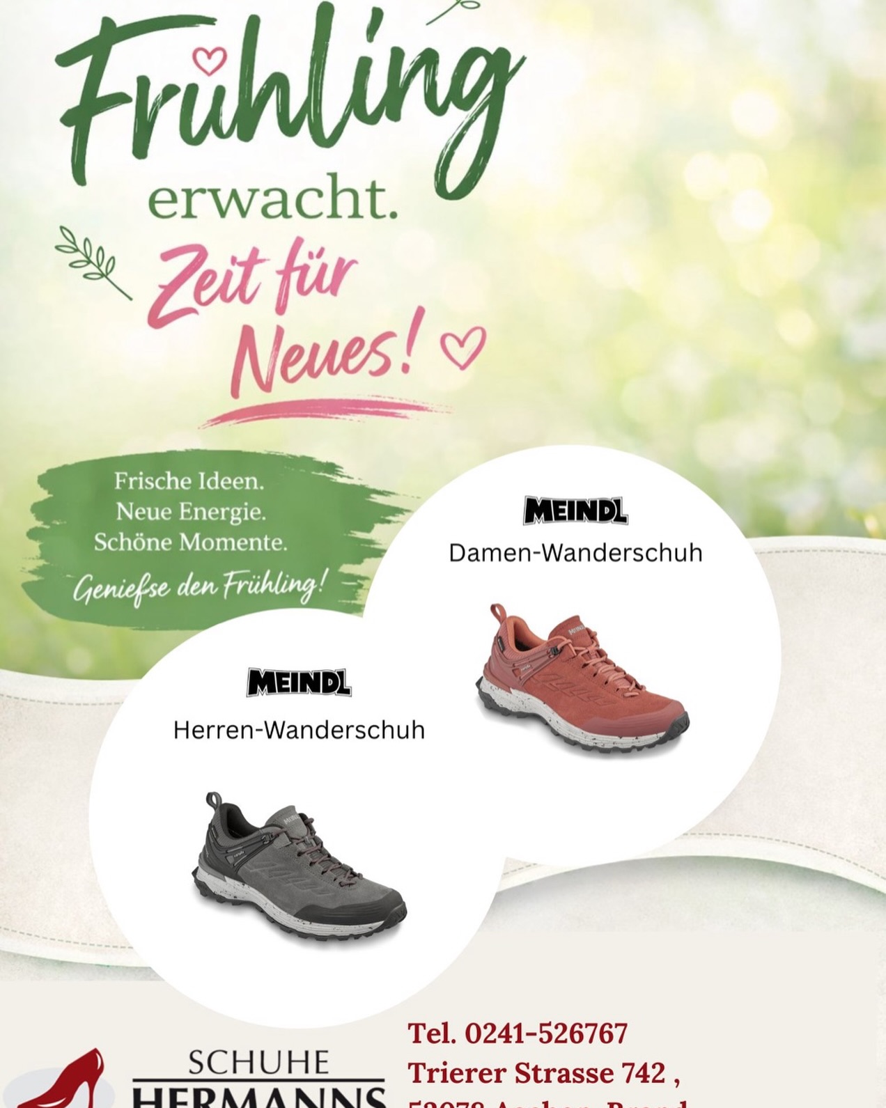 Zeit für Neues #meindl #wandern #freizeit #aachen #deutschland