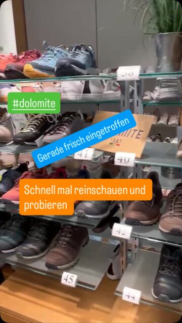 #dolomite #shoes #herbst #wandern #style neue DOLOMITE frisch eingetroffen .. schnell mal reinschauen und probieren .. wir freuen uns